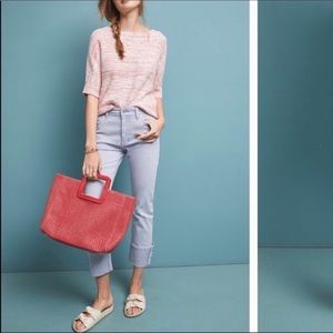 Anthropologie Pilcro High Rise Straight Jeans 28